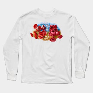 Poppies with daisies Long Sleeve T-Shirt